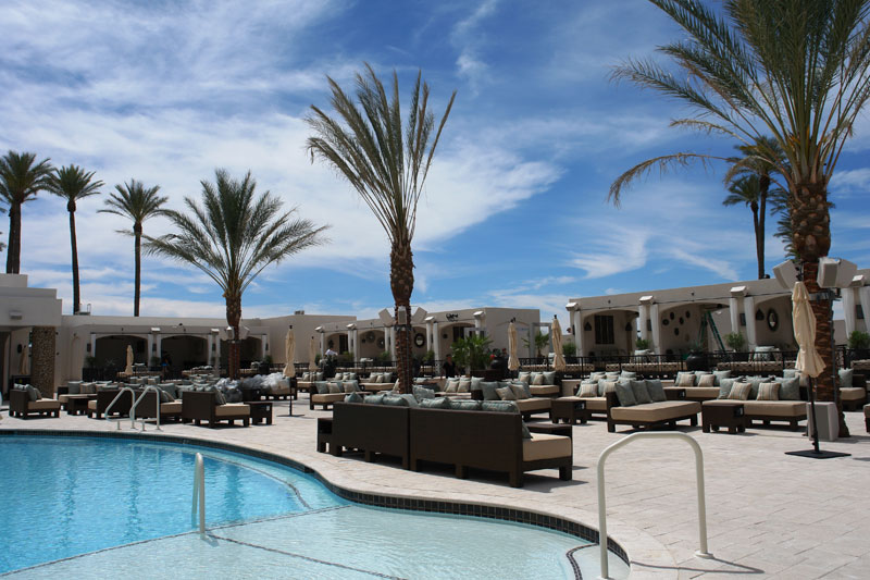 Sitting Poolside at The Mandalay Bay Beach