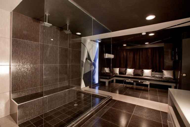 luxury custom furniture for bath suite in Rumor Hotel Las Vegas
