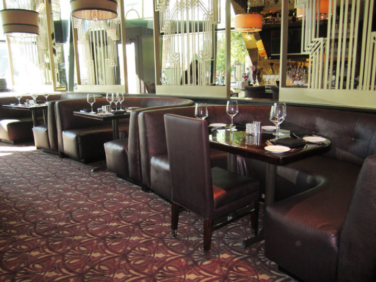 elegant custom furniture and seating for Morton's Las Vegas