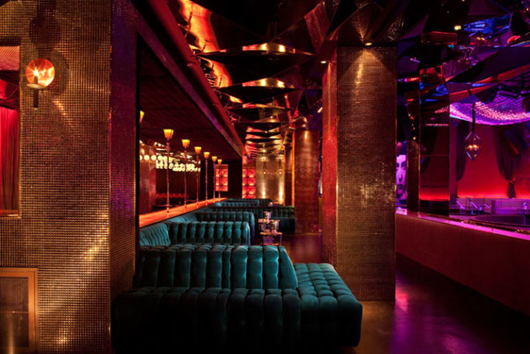 custom commercial furniture for Vanity Nighclub at Hard Rock Cafe Hotel Las Vegas
