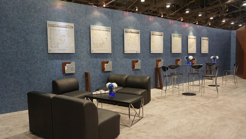 Las Vegas convention booth set up and rental furniture