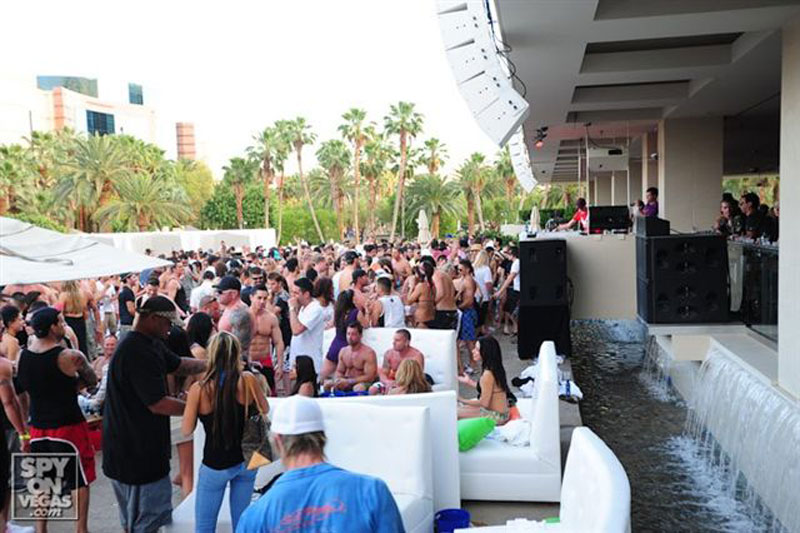commercial furniture to withstand the crowds of Wet Republic Dayclub Las Vegas