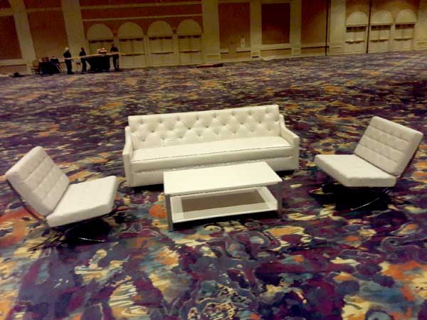 hosts las vegas furniture rental set-up