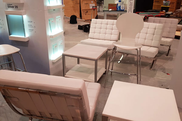 Convention furniture rental for expo booth