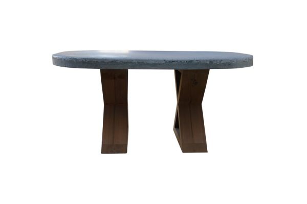Concrete Oval Coffee Table