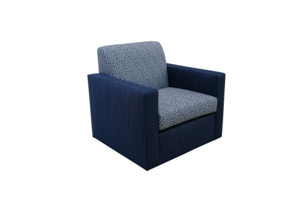 Square Swivel Arm Chair
