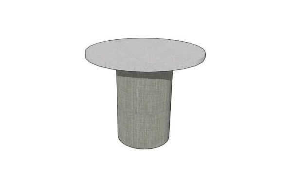 Resort Style 36″ Round Concrete Dining Table