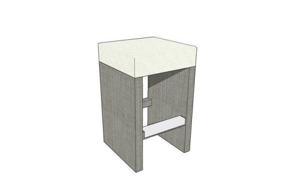 Resort Style Backless Barstool