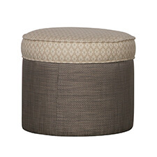 Round Storage Ottoman