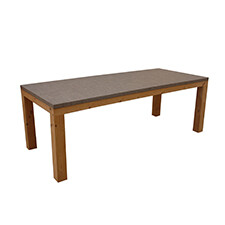 Dining Table With Thermory Pine Trim