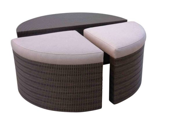 Storage Coffee Ottoman Table