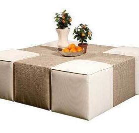 Chair & Ottomans
