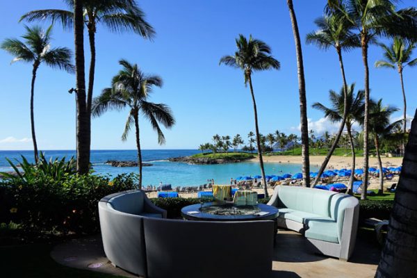 custom outdoor beachside seating and furniture for Marriott KoOlina Oahu Hawaii